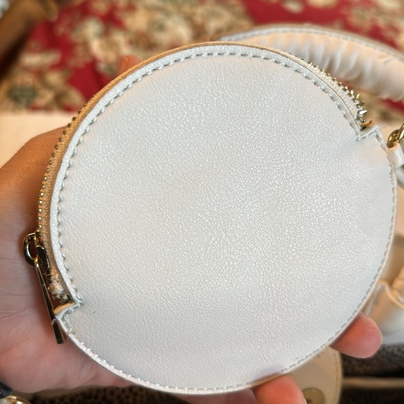 Sole Society White and Rattan Large Handbag - Picture 6 of 16